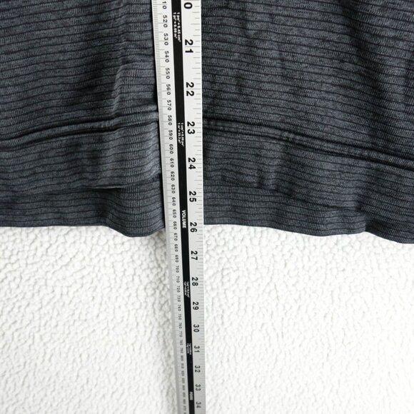 Under Armour Sweater Boys Extra Large Gray Striped Storm Quarter Zip Lightweight - Picture 6 of 8